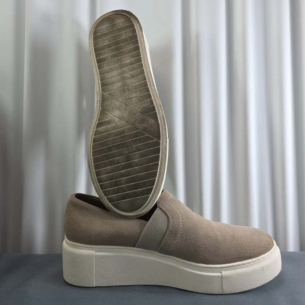 Caslon Tan Suede‎ Women's US Size 6.5 Loafers Wedge Platform Heel